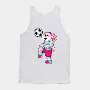 Rabbit at Sports with Soccer Tank Top